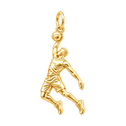 Slam Dunk Player Charm and Polyester Cord Bracelet Set
