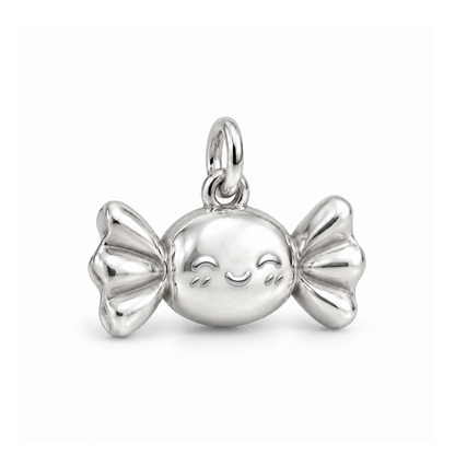 Smiling Candy Charm — Silver | charm-topics-remaining-444-2026-09-14 | topic-077
