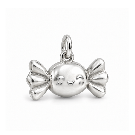 Smiling Candy Charm — Silver | charm-topics-remaining-444-2026-09-14 | topic-077