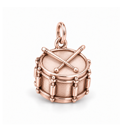Snare Drum Charm — Rose Gold | charm-topics-remaining-444-2026-09-14 | topic-005