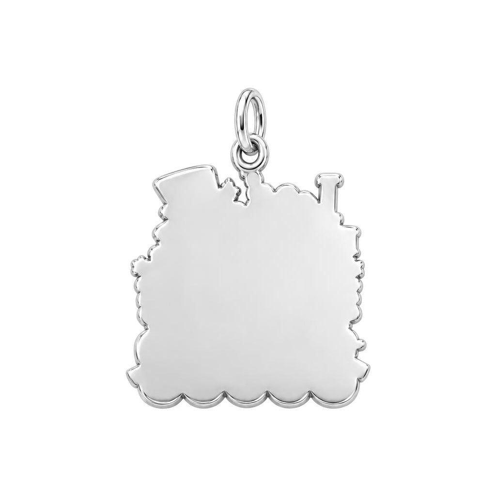 Snowman Family Gathering Charm Bracelet – Personalized Grandma Gift – back of the charm, engraving area
