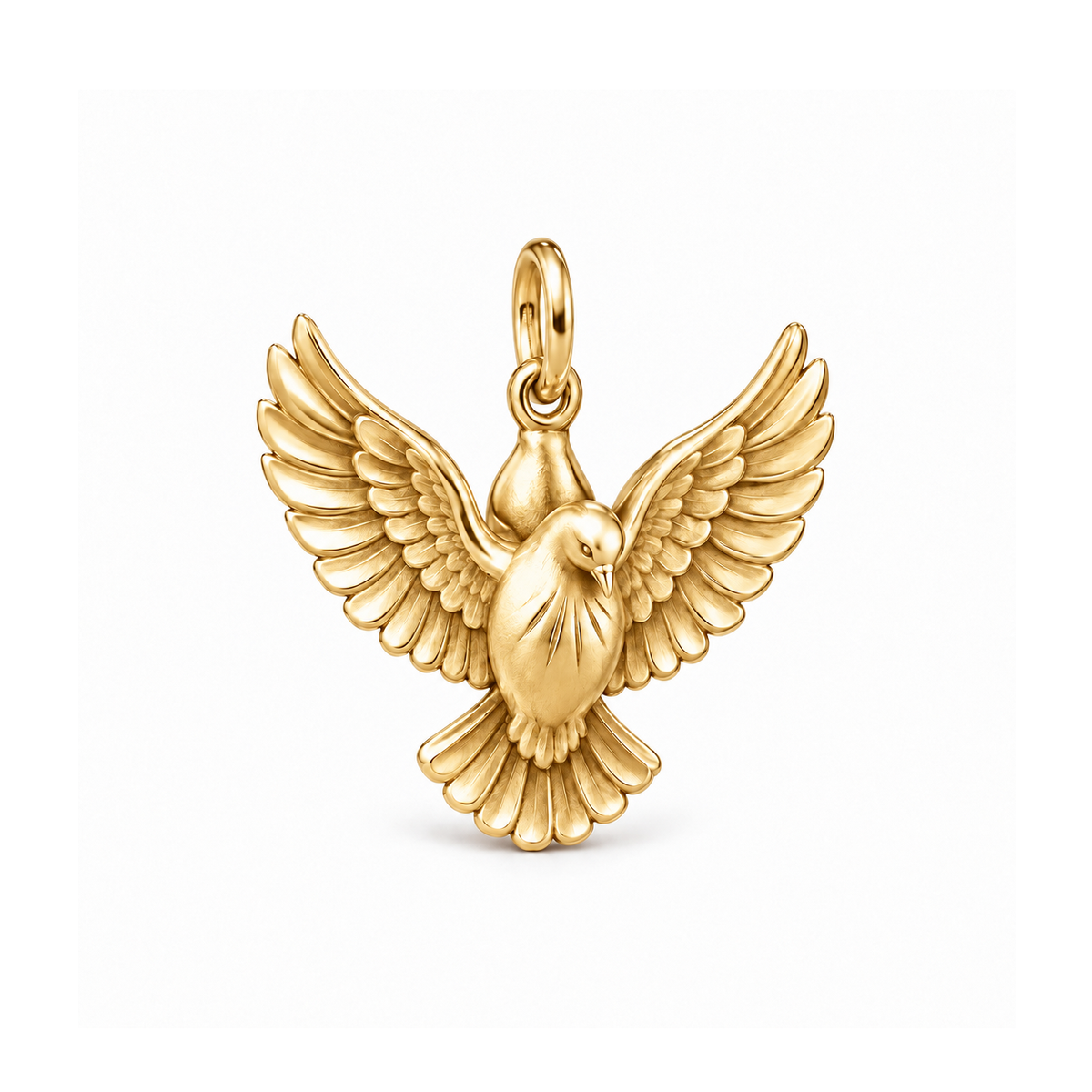 Soaring Dove Charm — Gold | charm-topics-remaining-444-2026-09-14 | topic-206