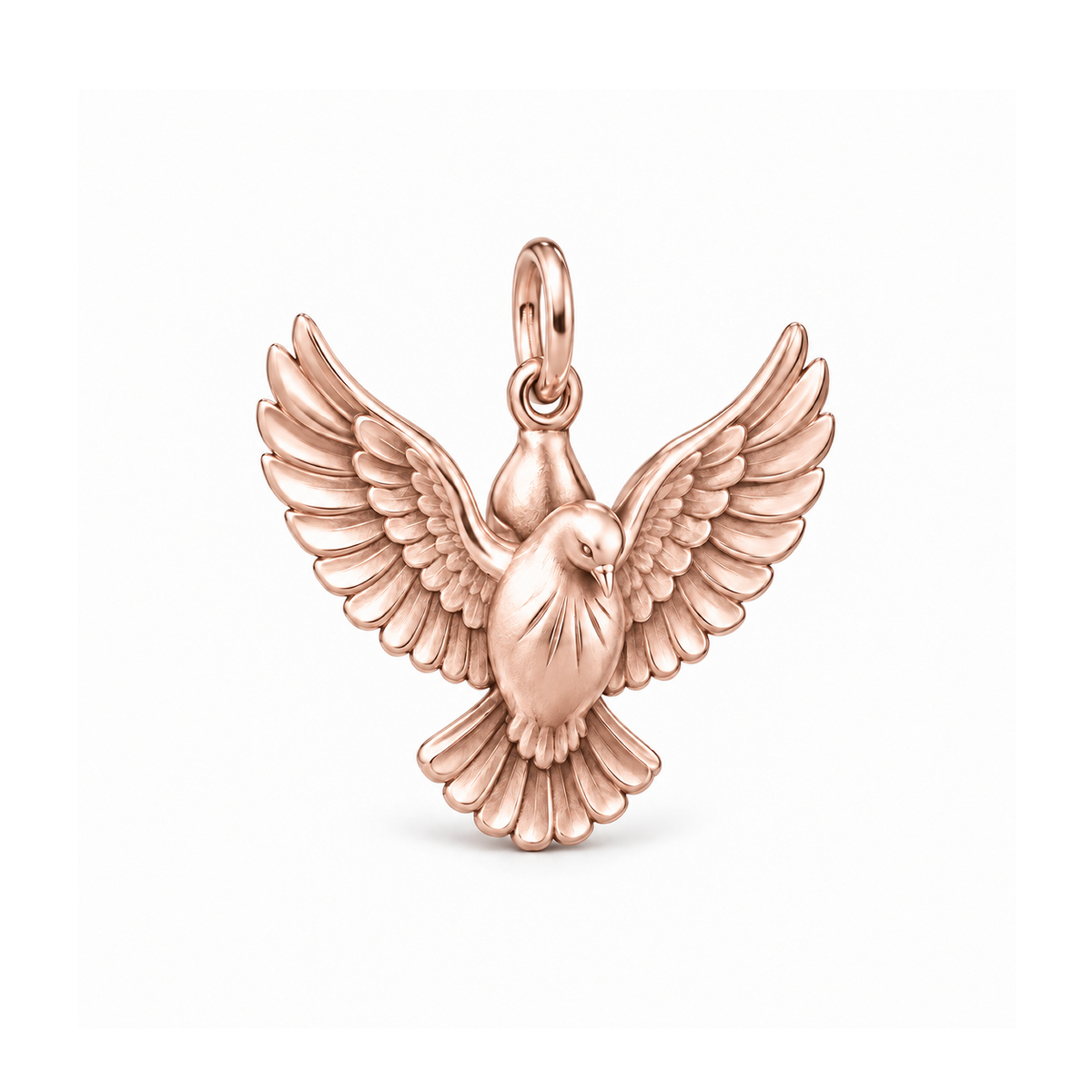 Soaring Dove Charm — Rose Gold | charm-topics-remaining-444-2026-09-14 | topic-206