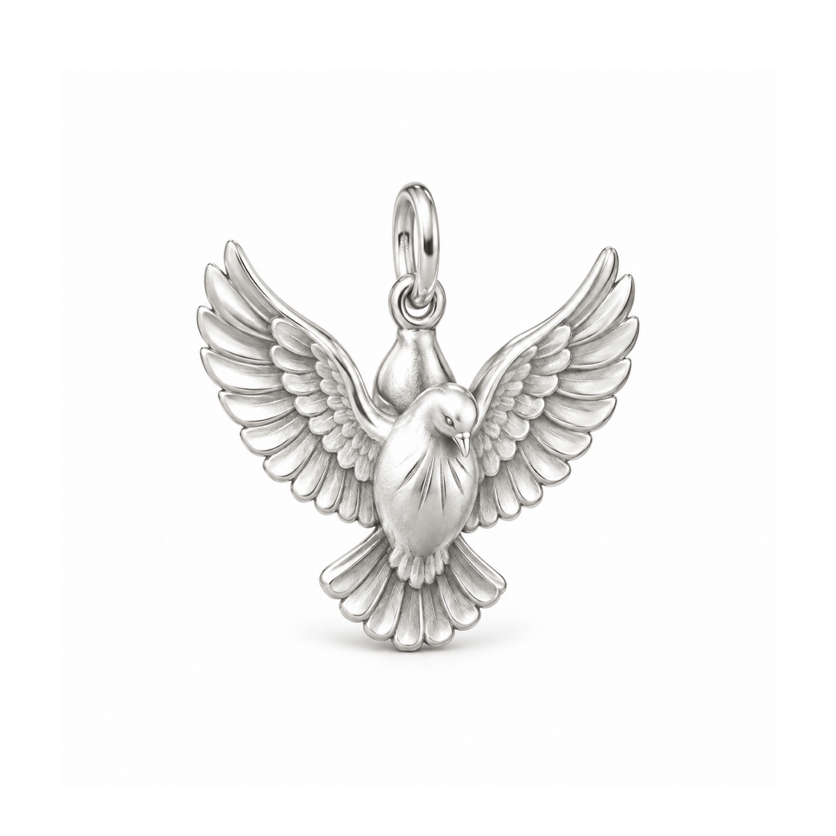 Soaring Dove Charm — Silver | charm-topics-remaining-444-2026-09-14 | topic-206