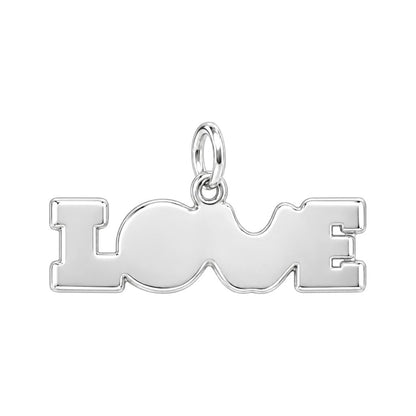 Soccer Love Playmaker Charm Bracelet – Personalized Athlete Gift – back of the charm, engraving area