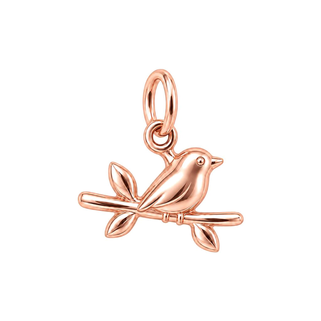 Songbird on a Branch Charm and Polyester Cord Bracelet Set