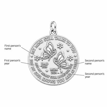 Soul at Peace Butterfly Charm Bracelet – Personalized Memorial Gift – personalization guide
