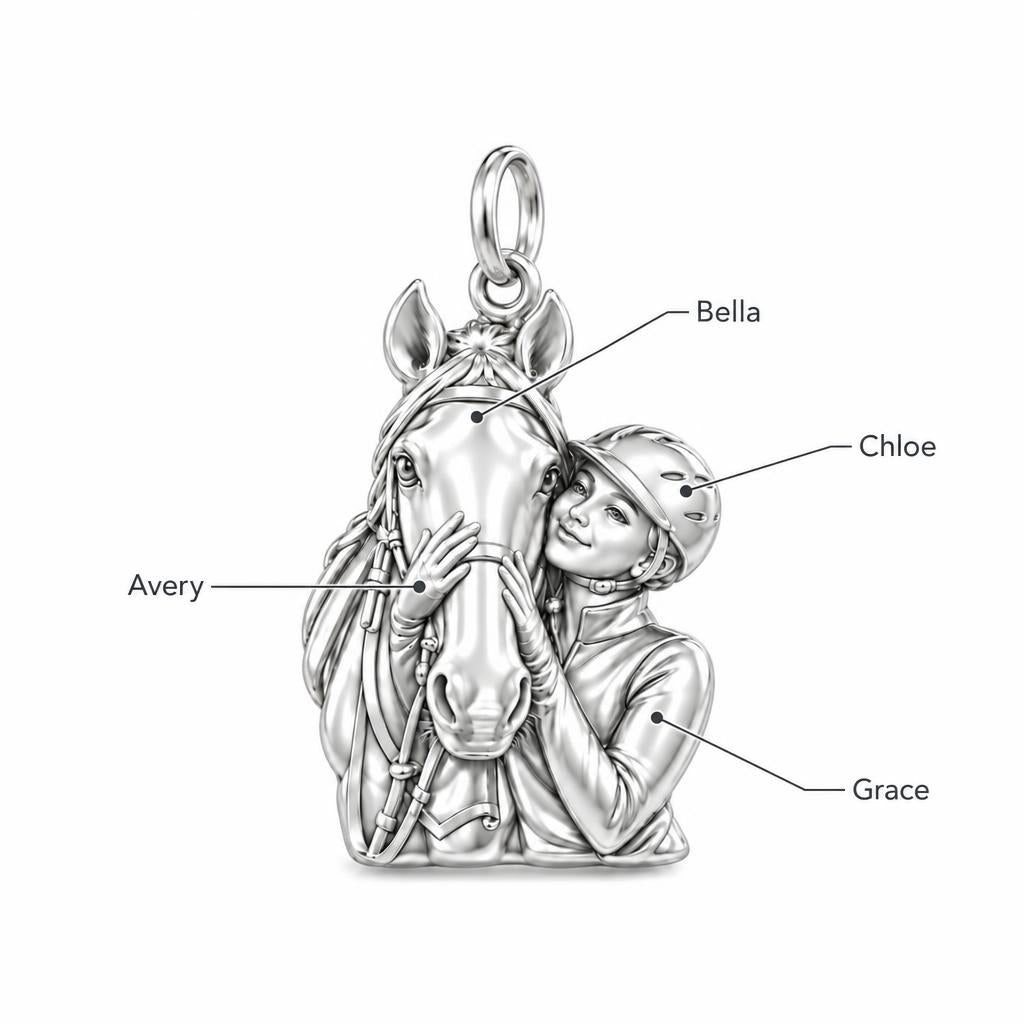 Soul Bond Equestrian Charm Bracelet – Personalized Horse Lover Gift – personalization guide