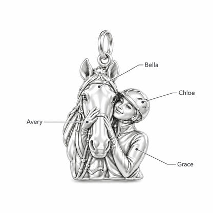 Soul Bond Equestrian Charm Bracelet – Personalized Horse Lover Gift – personalization guide