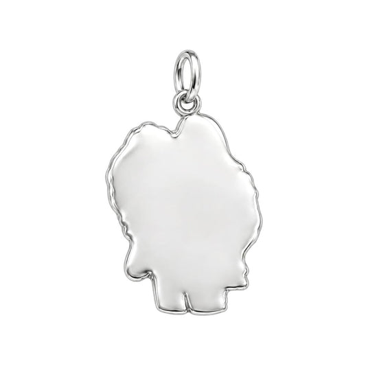 Soul Connection Charm Bracelet – Personalized Horse Lover Gift – back of the charm, engraving area