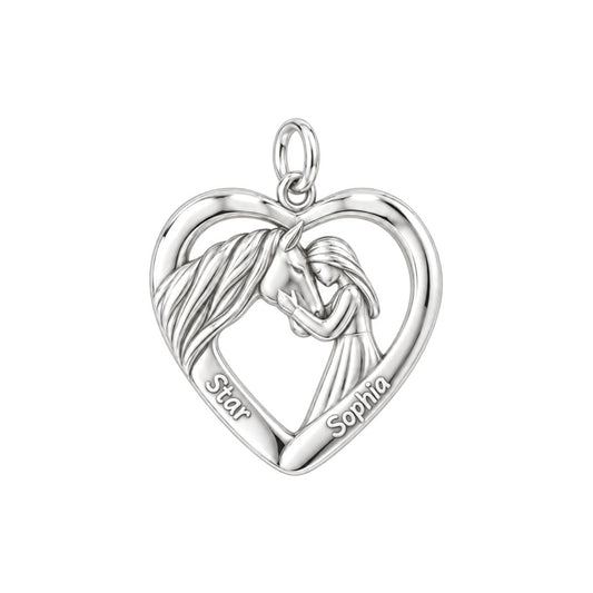 Soul Connection Horse Charm and Polyester Cord Bracelet Set