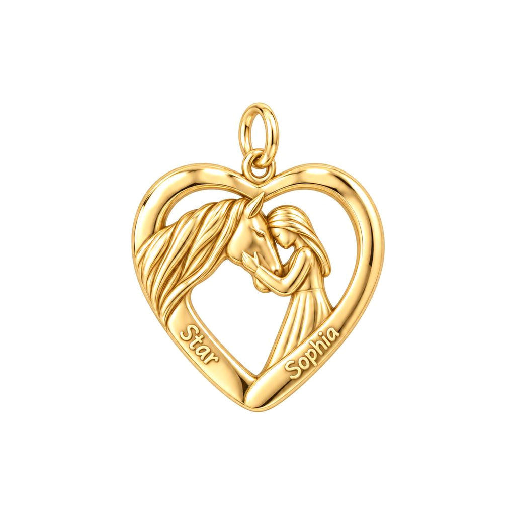 Soul Connection Horse Charm and Polyester Cord Bracelet Set
