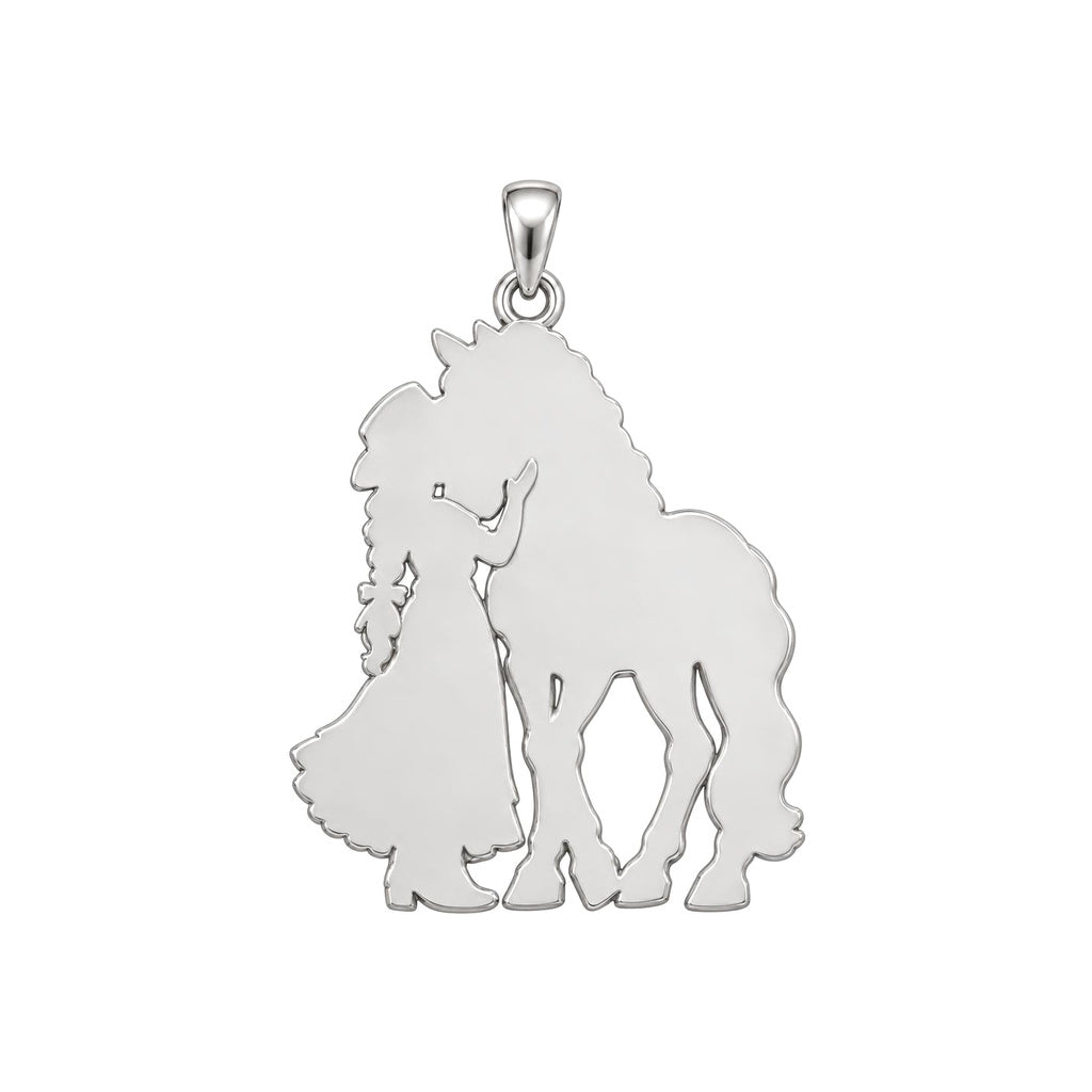 Soul Sisters Equine Bond Charm Bracelet – Personalized Horse Gift – back of the charm, engraving area