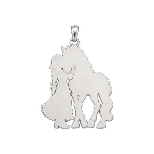 Soul Sisters Equine Bond Charm Bracelet – Personalized Horse Gift – back of the charm, engraving area