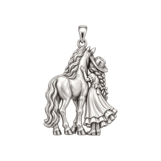 Soul Sisters Equine Bond Charm Bracelet – Personalized Horse Gift – back of the charm, engraving area