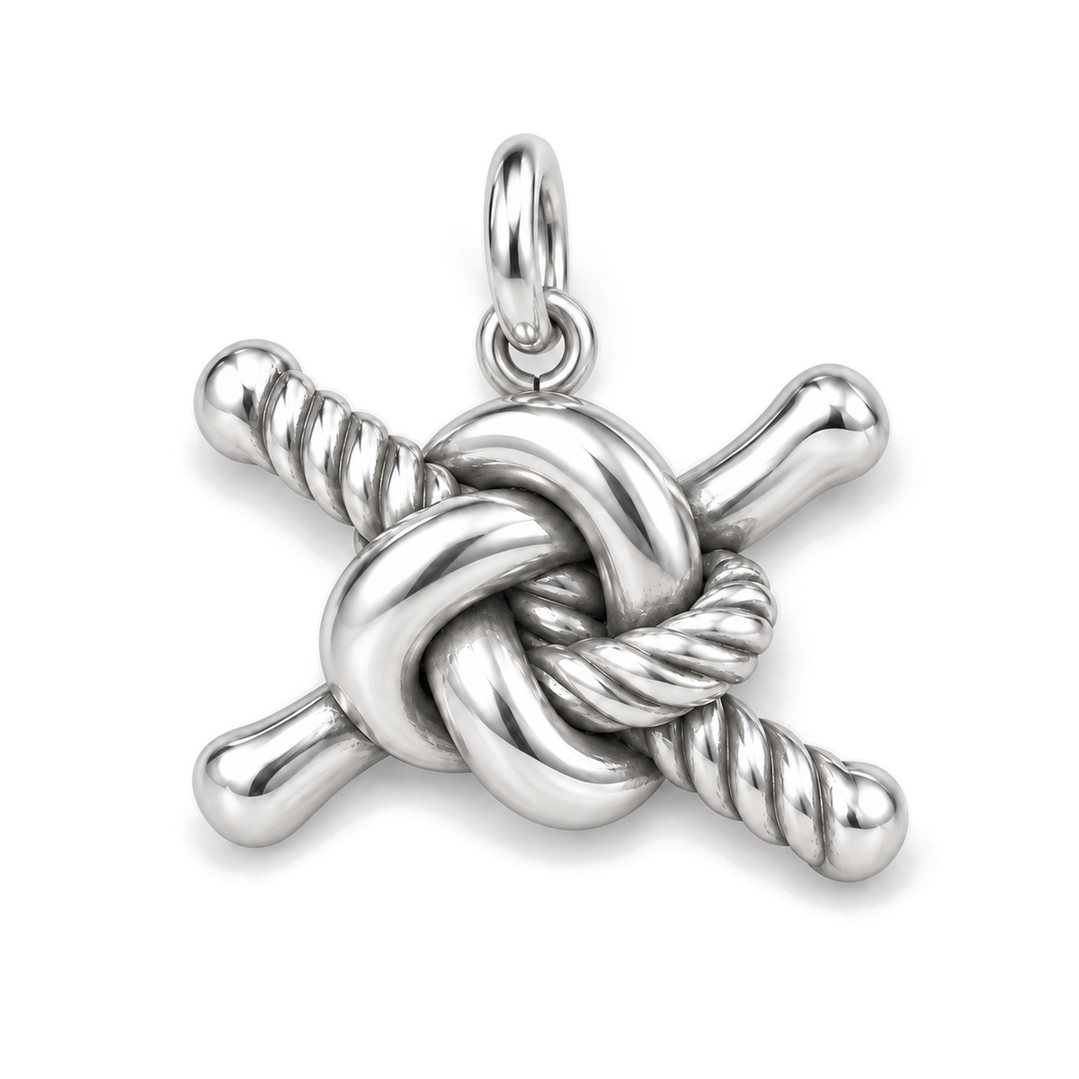 Soulmate Knot Charm — Silver Super Macro | charm-topics-remaining-444-2026-09-14 | topic-380