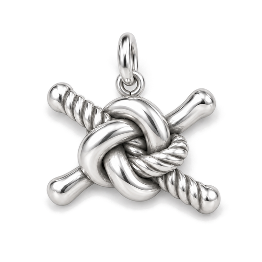Soulmate Knot Charm — Silver Super Macro | charm-topics-remaining-444-2026-09-14 | topic-380