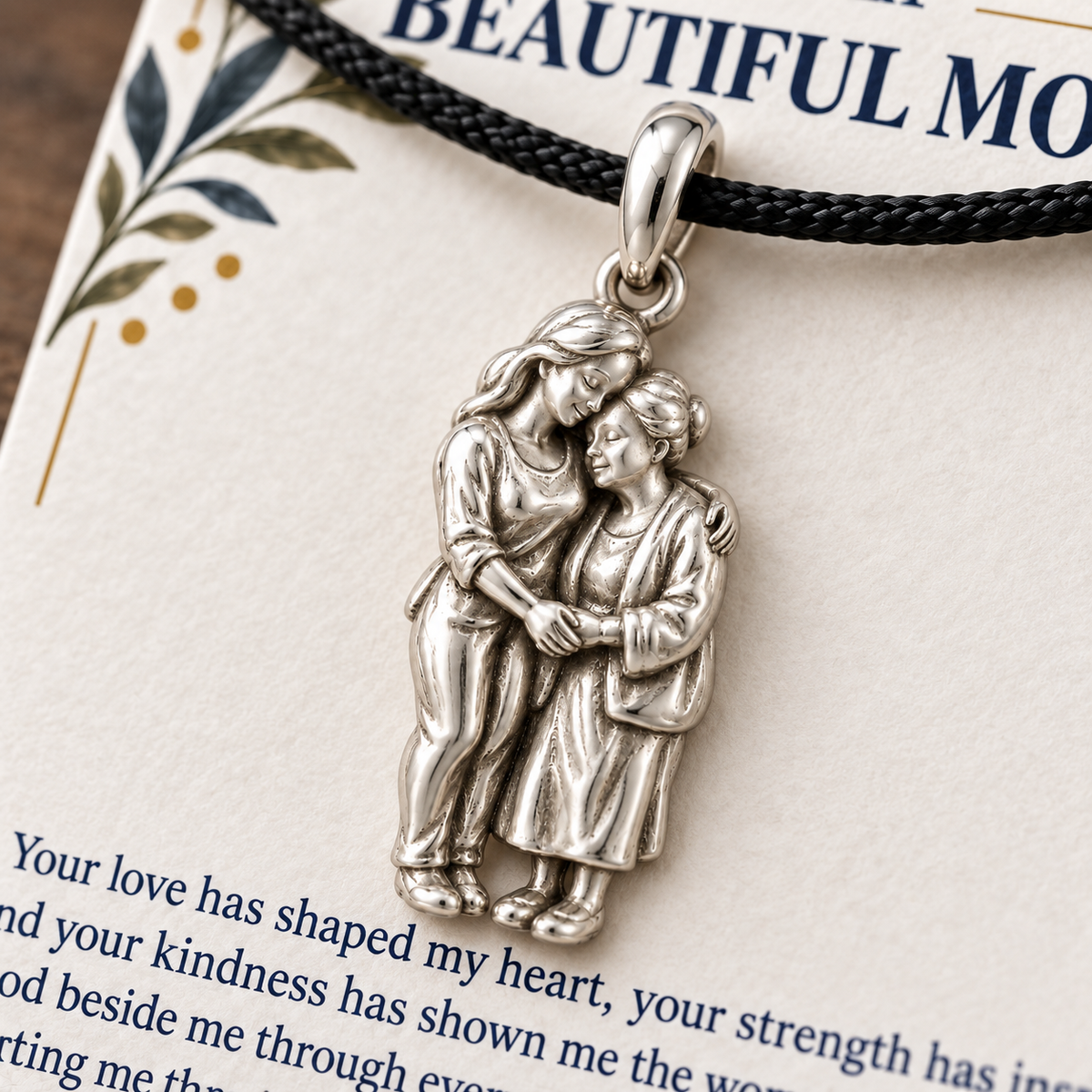 Holding Her Hand Forever Grateful Daughter Charm | macro | 05da6c65597a103fc8e1752e7c12eb1228fec5788cd45a6637c5f1af08e34eae