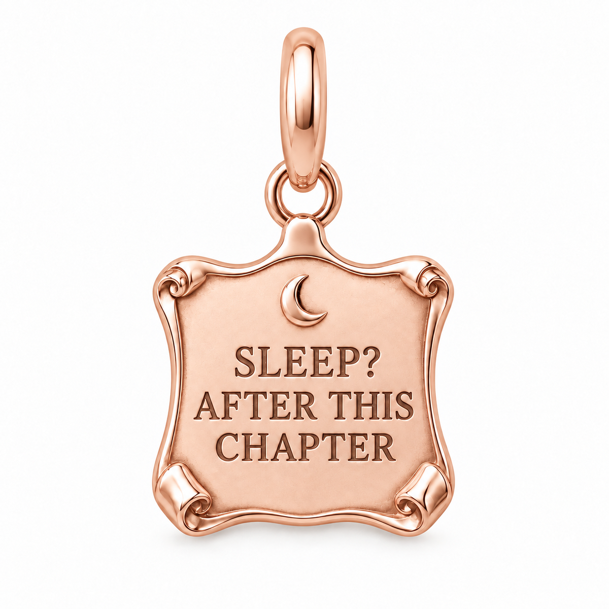 Sleep After This Chapter Charm | rose | c2a2a6e5610355d5607029ae57c587e0233ed641923d97d541c68eedca9c7245