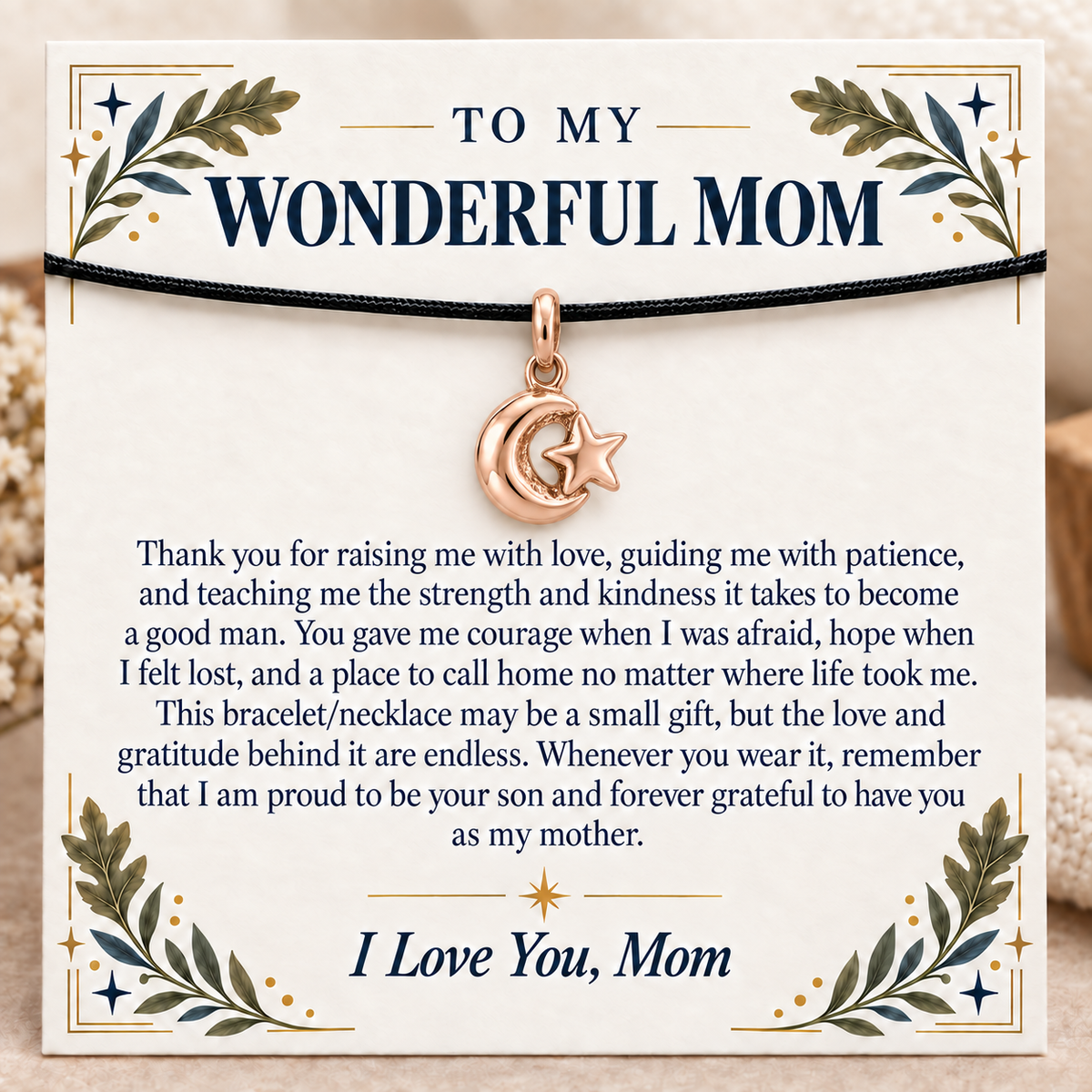 Safe Orbit Proud To Be Your Son Charm | rose | 7de3fa275e4f08d7822b69206db4dc0e8a3b38dd98fc68b6dd36305b5bd9af04