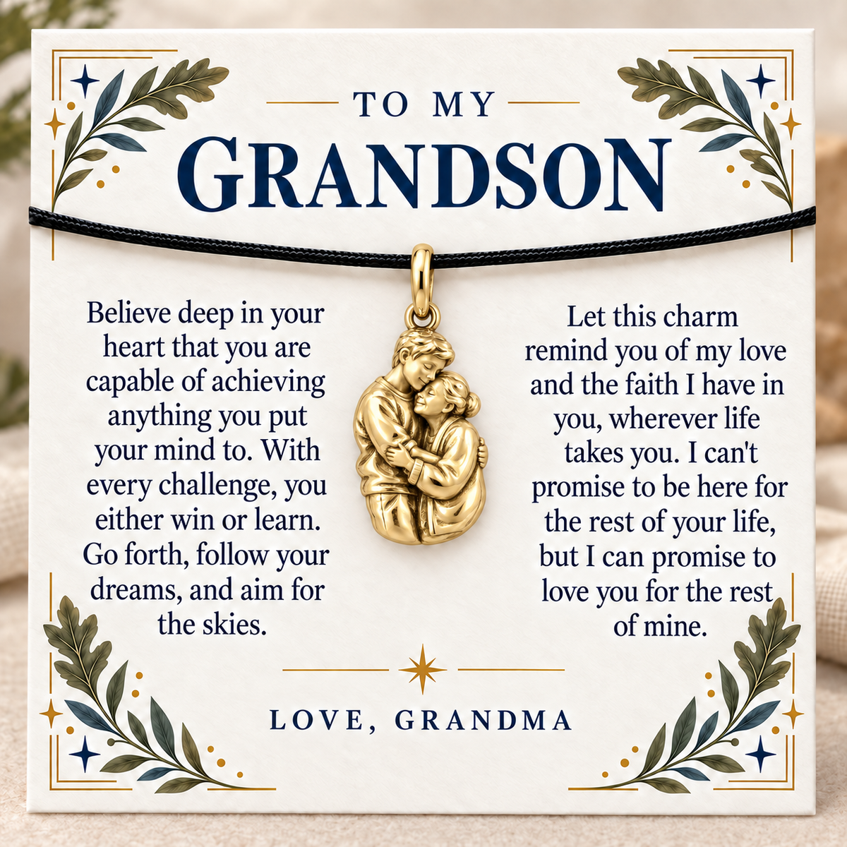 Taller Than Grandma Embrace Charm | gold | b84724c6d4a1748c6e470f4d33f667d799c7a5e0c931da5edbe6f32e5e12bc57