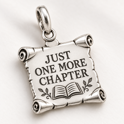 Just One More Chapter Charm | macro | 91b7af36cce6c210d42f69ba8254bed6c33f9d69a193af7191cfb6b12205c08f