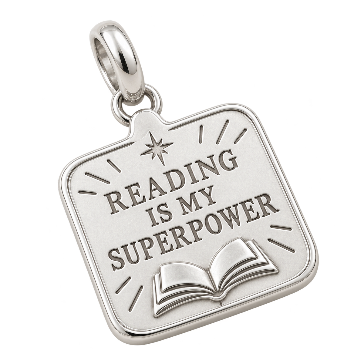 Reading Is My Superpower Charm | macro | 0e9af5bbf7d3e5147236d716bd8de2b16377a2ed3b2291332710a2e93c093eff