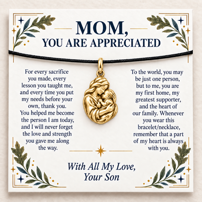 Mother's Arms Heart Of Our Family Charm | gold | 42dd092188c1f9937c7e85061012e0a2b34efe17ba941dd96df52a6310ebd063