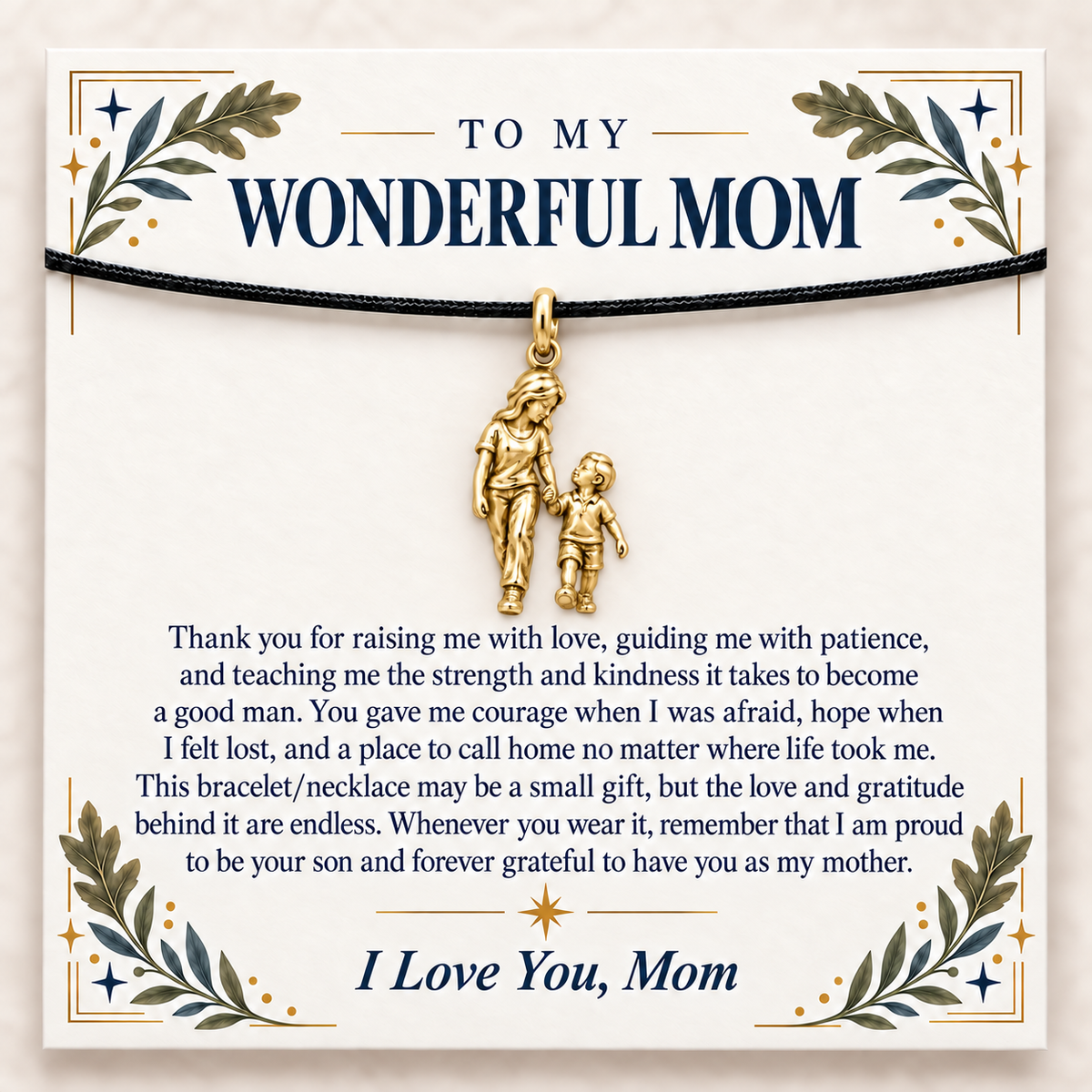 Guided Steps Proud To Be Your Son Charm | gold | 7e78acbdc3a814c8ddf46cbc5d0303c98ea56d27119eb846f69ce3e9bc451b97