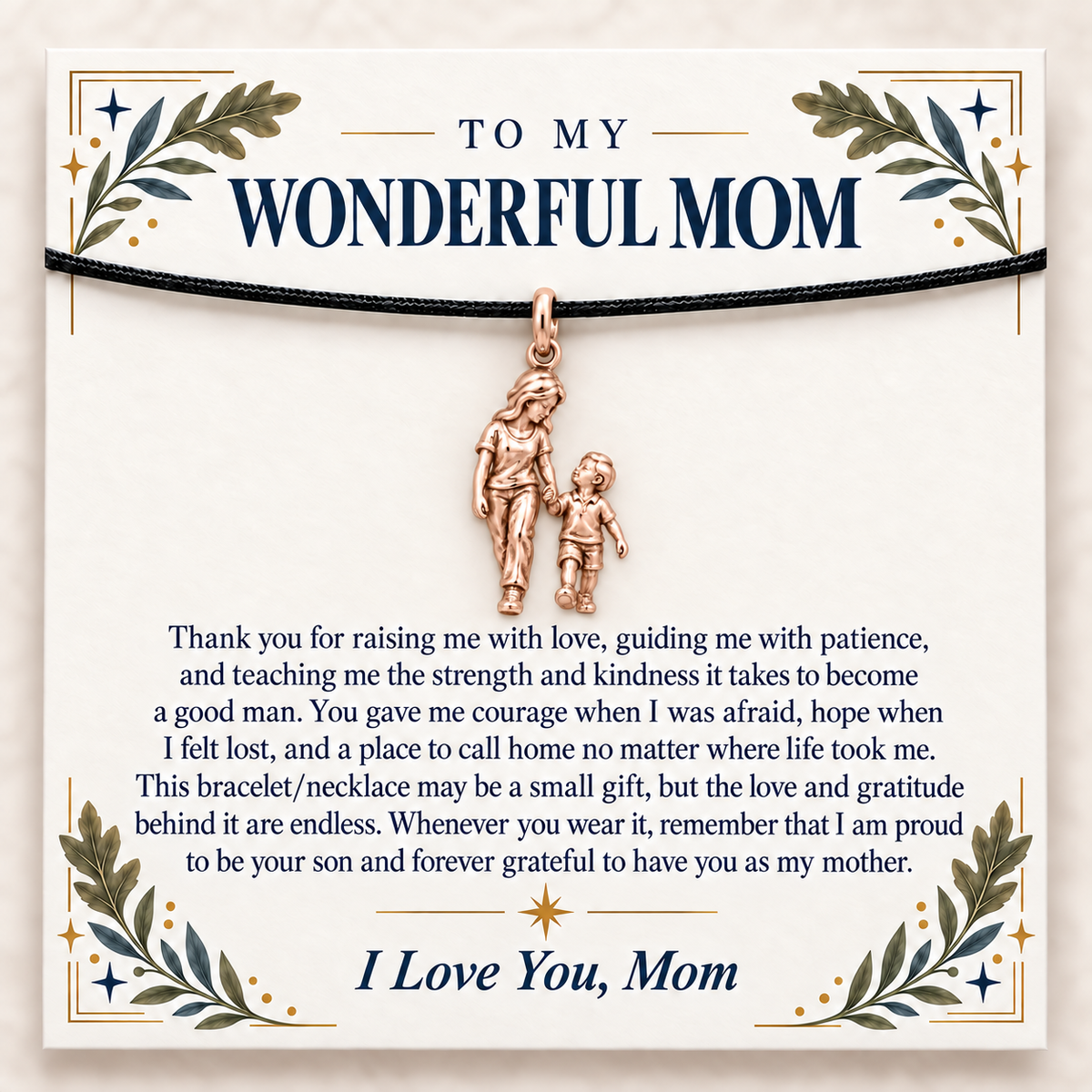 Guided Steps Proud To Be Your Son Charm | rose | 1e4453842bb0b1ff0aa7fa2d916c48c42faf4c05b7b0a80be7bc11142dd0c4b6