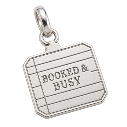 Booked and Busy Charm | macro | 5177f88c028dce59a34f2f7bd9191cc7406c14be2c6230d1f849d2a47d02ac9e