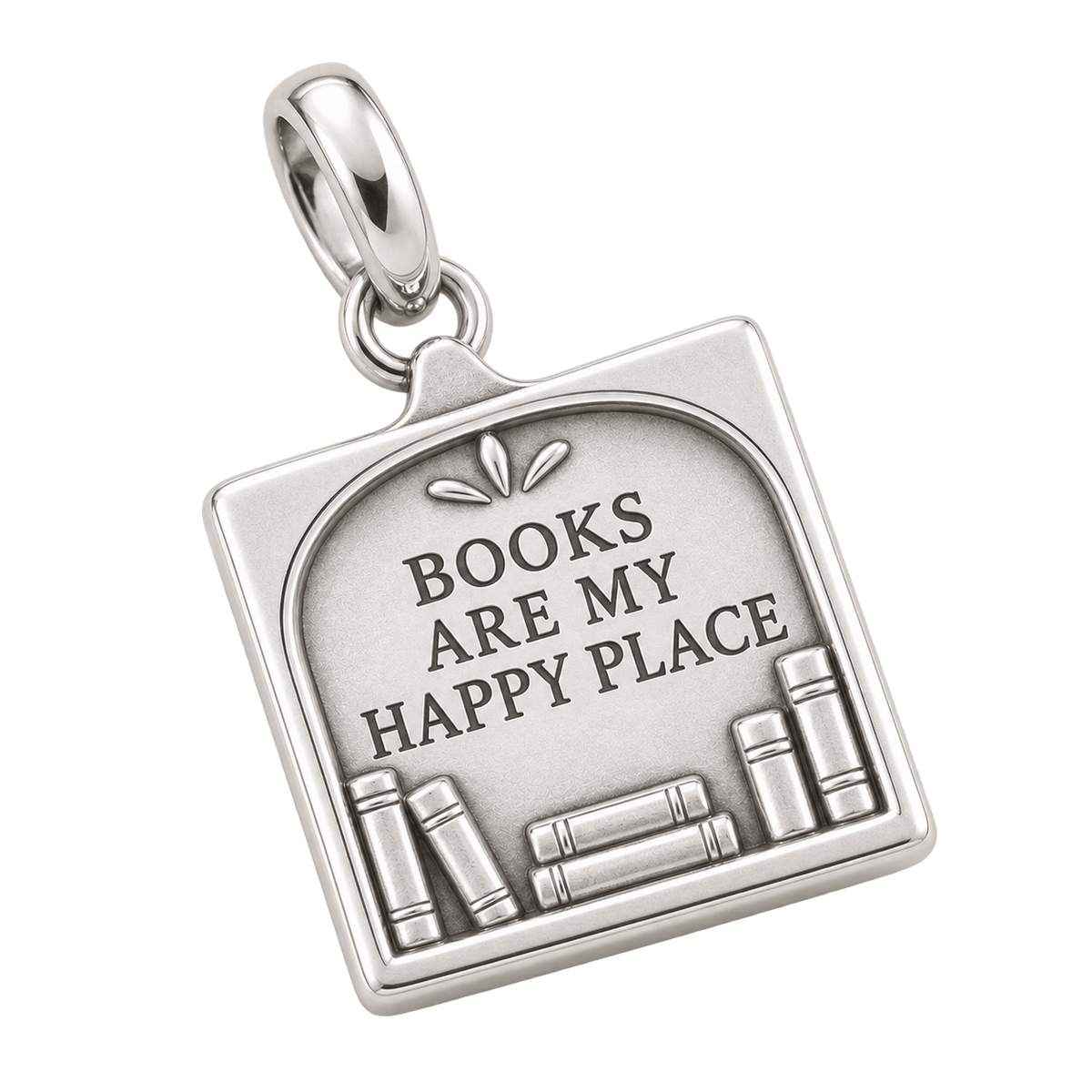 Books Are My Happy Place Charm | macro | fa5f34284eead96b609089bc3ceeb9eb1261230116fc548ee09ab539a9cb0d9f