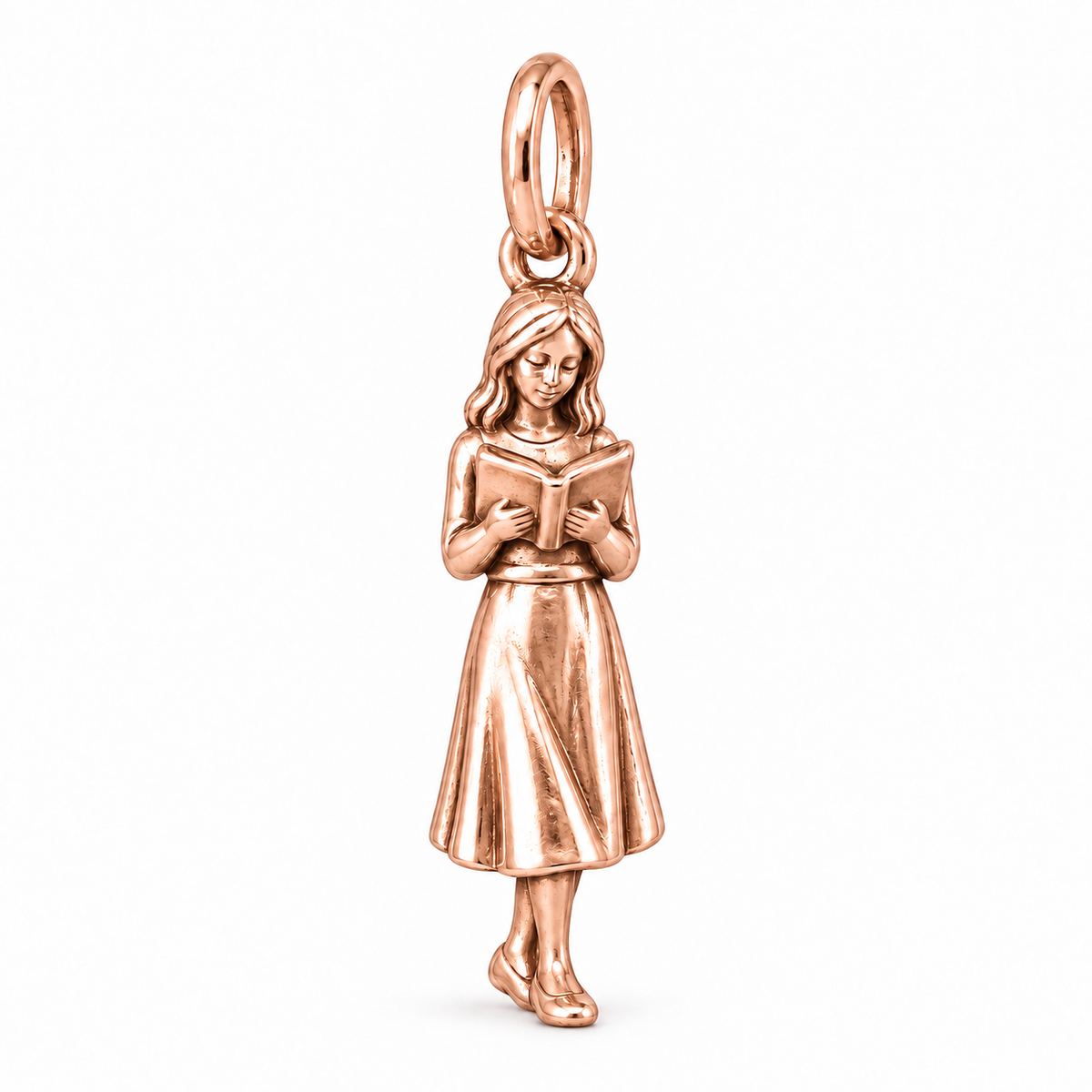 Standing Reader Charm | rose | 2005c0dd113d5dd732e0ea9ffa2ca50e78ada4b4898681a6790e84f74c06b024