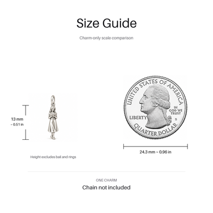 Standing Reader Charm | size | cdb8f46823cfcebb00952144ed1daa7fe5e00871fb7095e972c4b123246f5372