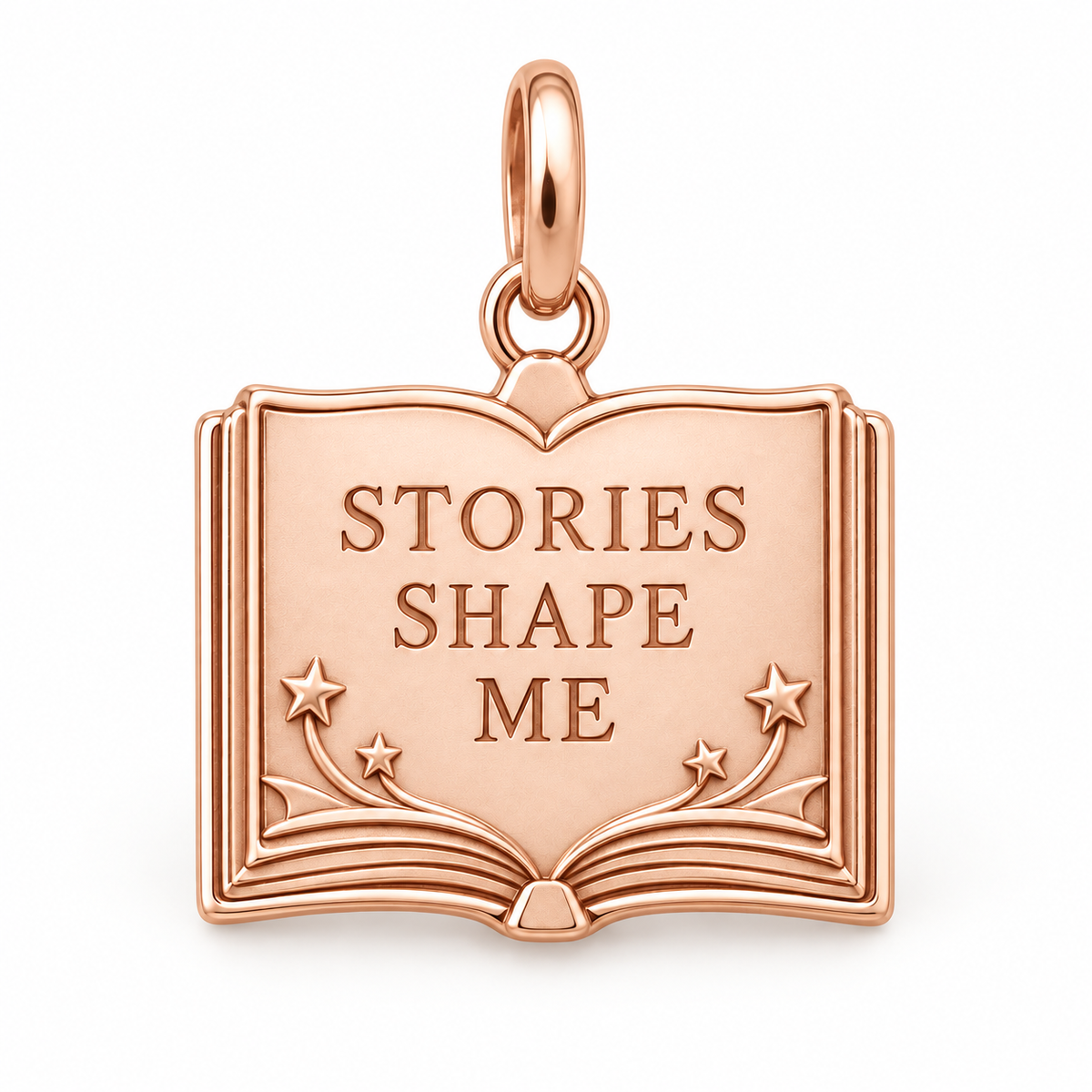 Stories Shape Me Charm | rose | 996d04a845532745831fbd8cb7221f97dab72d13362dee5d841cfe214bd8e964
