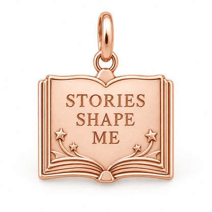 Stories Shape Me Charm | rose | 996d04a845532745831fbd8cb7221f97dab72d13362dee5d841cfe214bd8e964