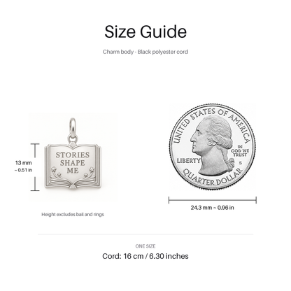 Stories Shape Me Charm | size | 6c0e9d70a895a0f2c165ad1f3311b3d85d53be8a9e662f4999e3fe0201fec030