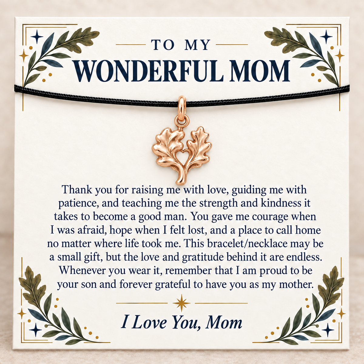 Shared Roots Proud To Be Your Son Charm | rose | 8fbee862d1f9a5580996352fbede0298b5f745169efdc4f869b256b5eadc95b1