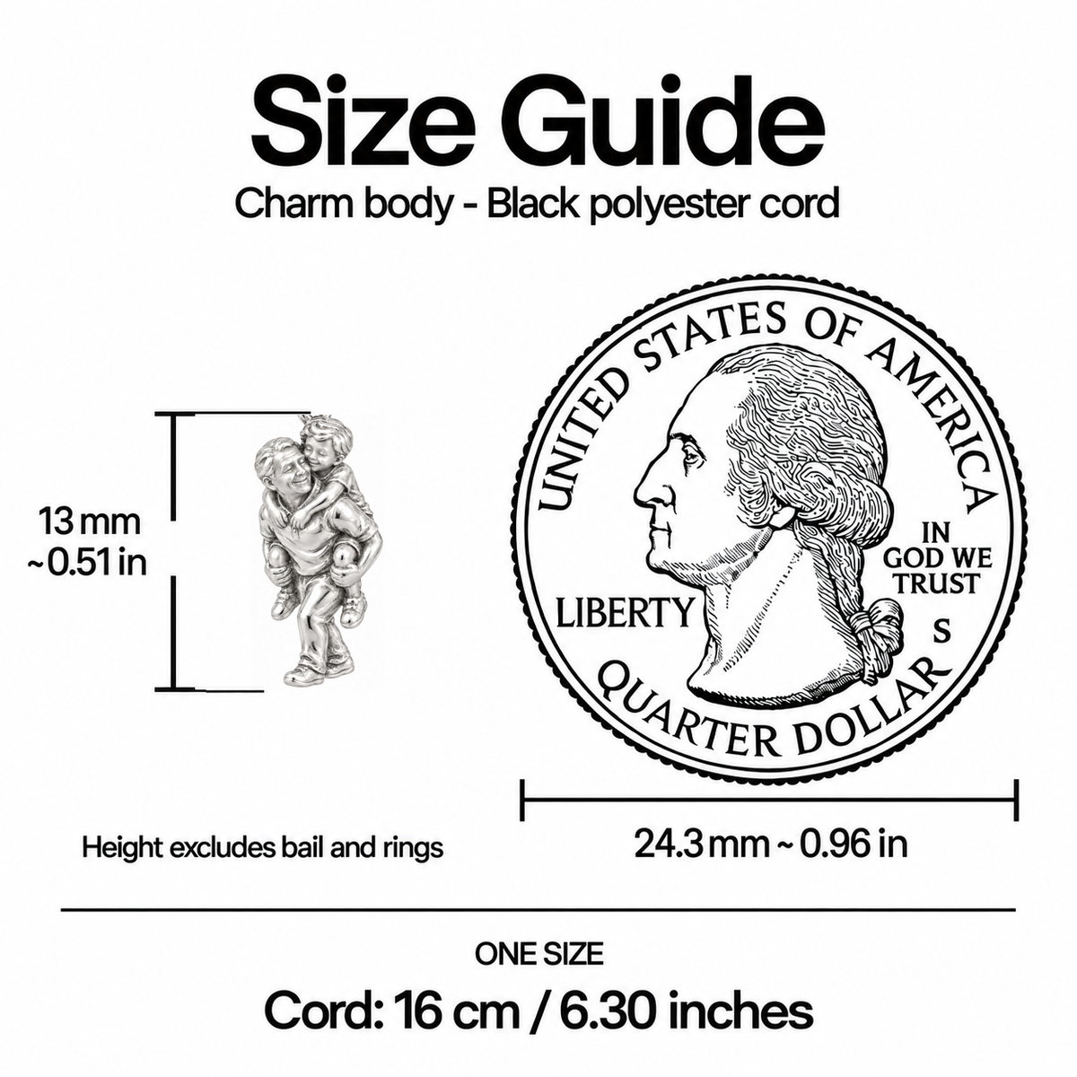 Choose Your Path Piggyback Adventure Charm | size | 102b9f0c911fb4dd3c551849c85b4a93e8a6b2d00dcdc81edc45c680fdbc5947