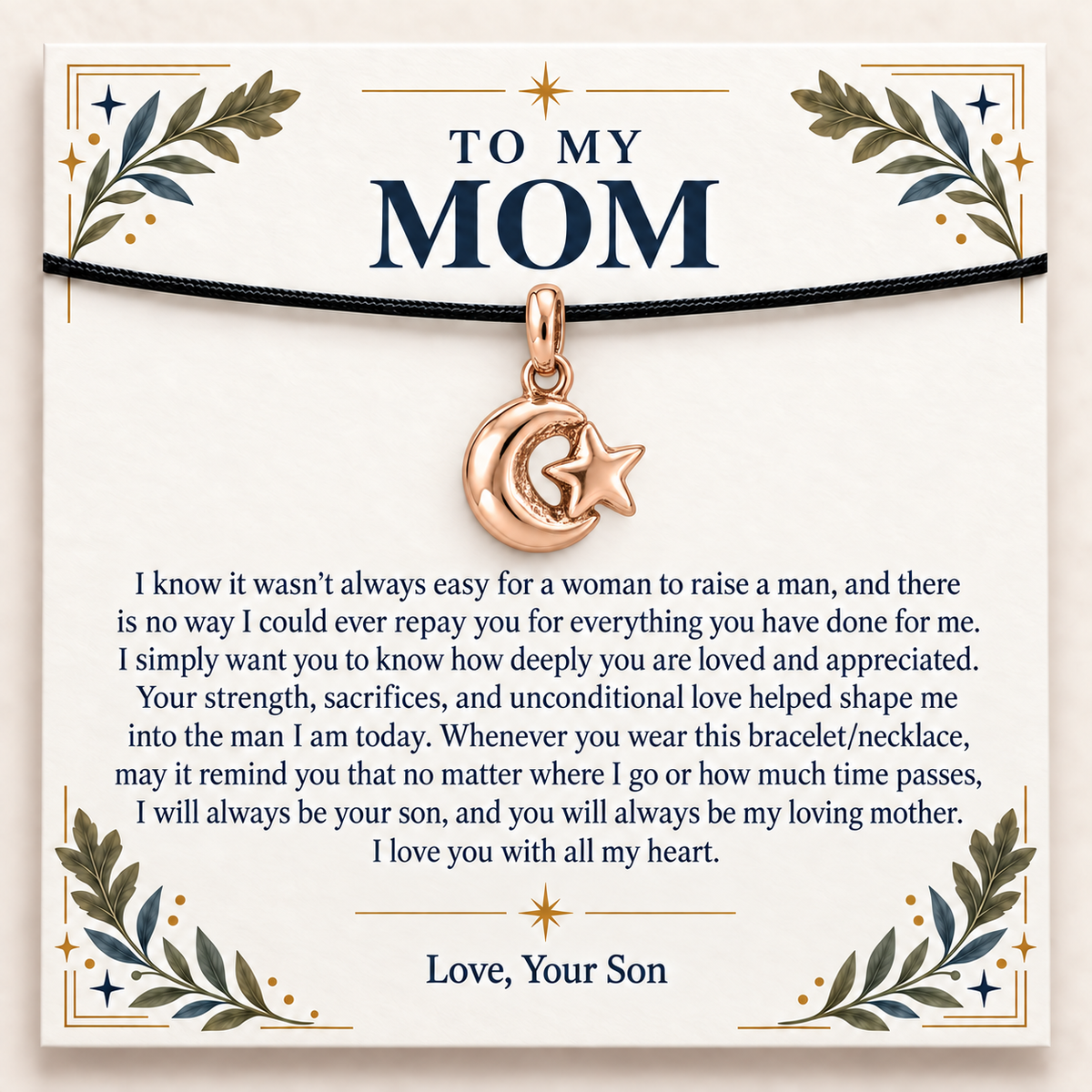 Safe Orbit Always Your Son Charm | rose | 5f7c3331b6859983fed763b625e36bb0ecf119f70dfaab15d283905711f2608e