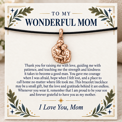 Supporting Hands Proud To Be Your Son Charm | rose | 19a1d6c3492f640b8d992798547ef2af22bfe4d0b4e21092c791fb77b685644f