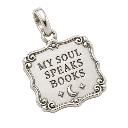 My Soul Speaks Books Charm | macro | 751c5c551ded49b144bf4e78973c6e3630d930df632de215f4bddb8eee229160