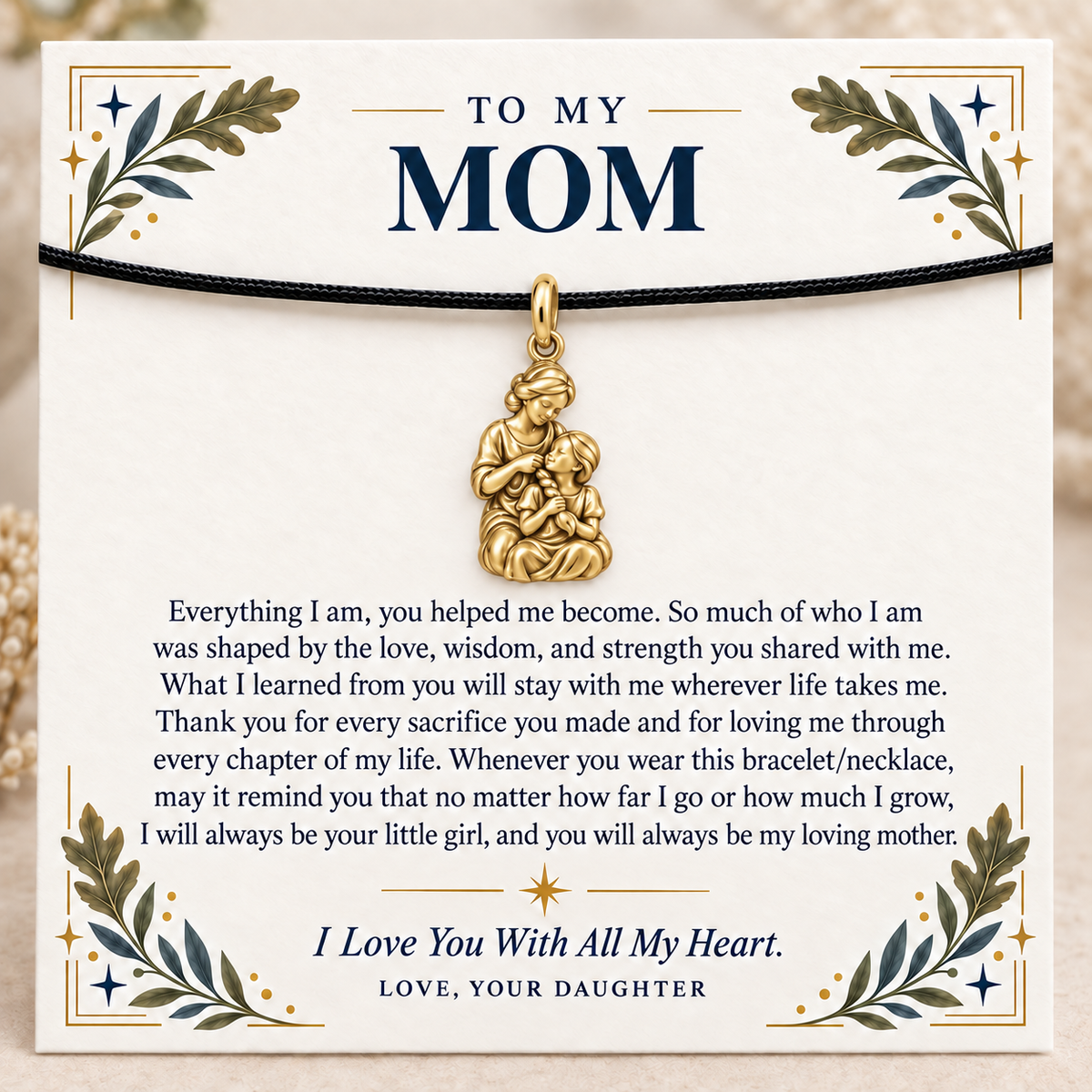 Braided Love Always Your Little Girl Charm | gold | c18276d8af04c20b0f4967b539cec3e5f45b4a1e96f4908baf62325ade60964a