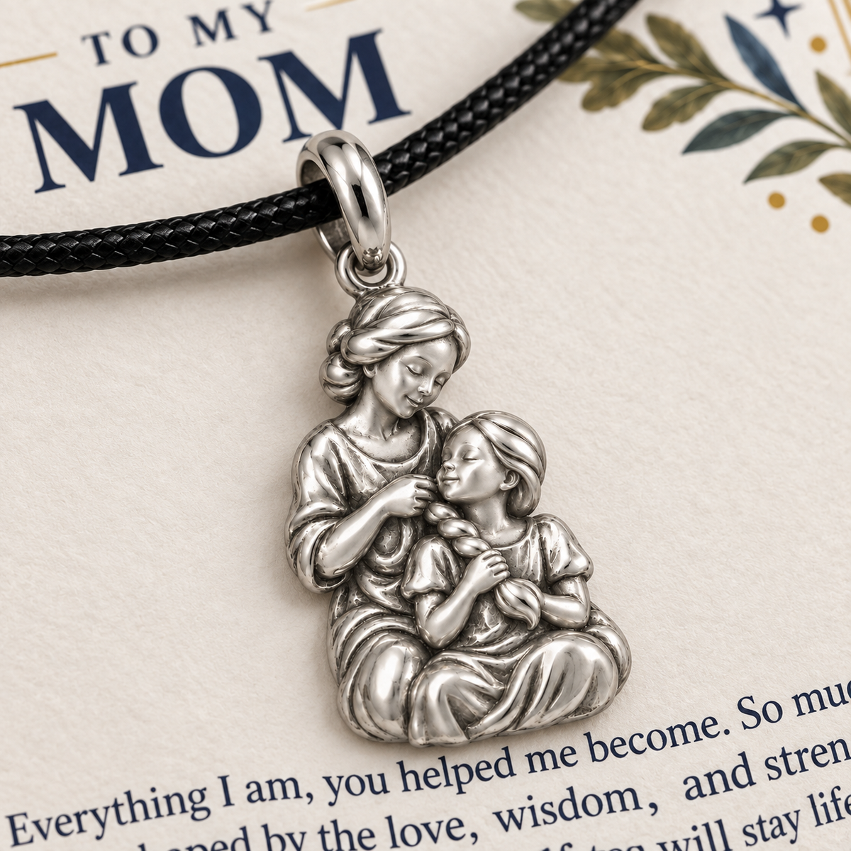 Braided Love Always Your Little Girl Charm | macro | 6bece75fd377275d973b92d9bc9220425a142ee219cb6ec779fef24b35ba1850