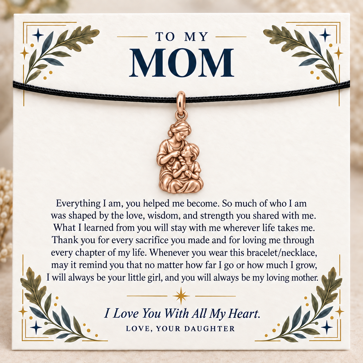 Braided Love Always Your Little Girl Charm | rose | 7b167950dc7642c6450bd87c4a332922270d50523561f80b7f59c158b652ddb9
