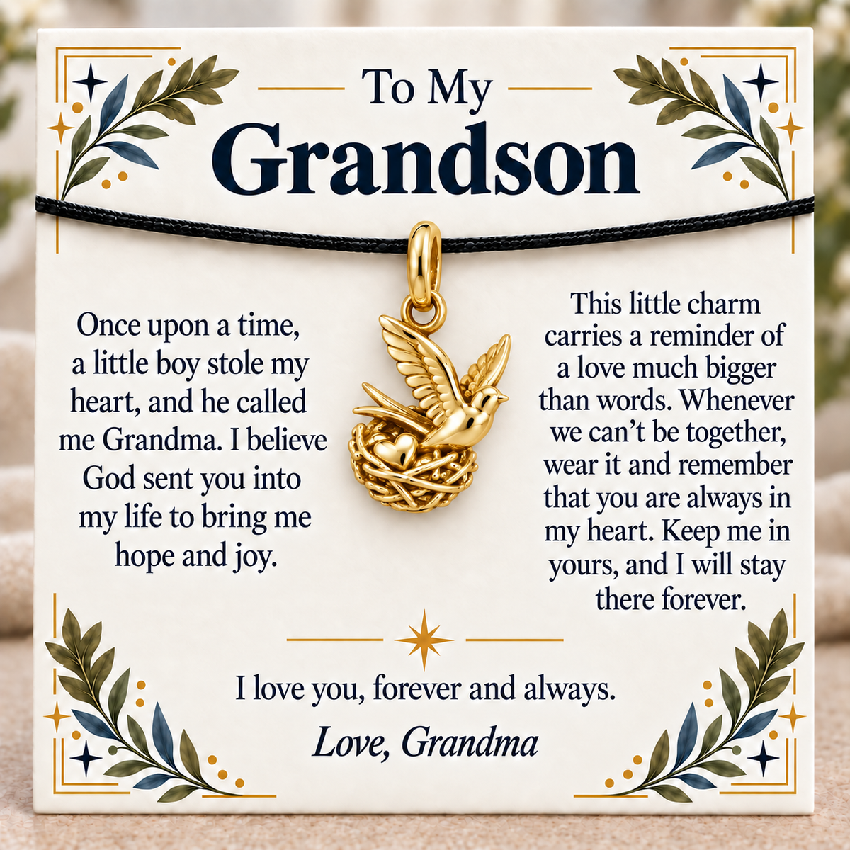 Forever In My Heart Bird Nest Charm | gold | 3647422249517b93f0b4ac2cf111a6ac86634518d1554412ed25fb91a6d5a88d