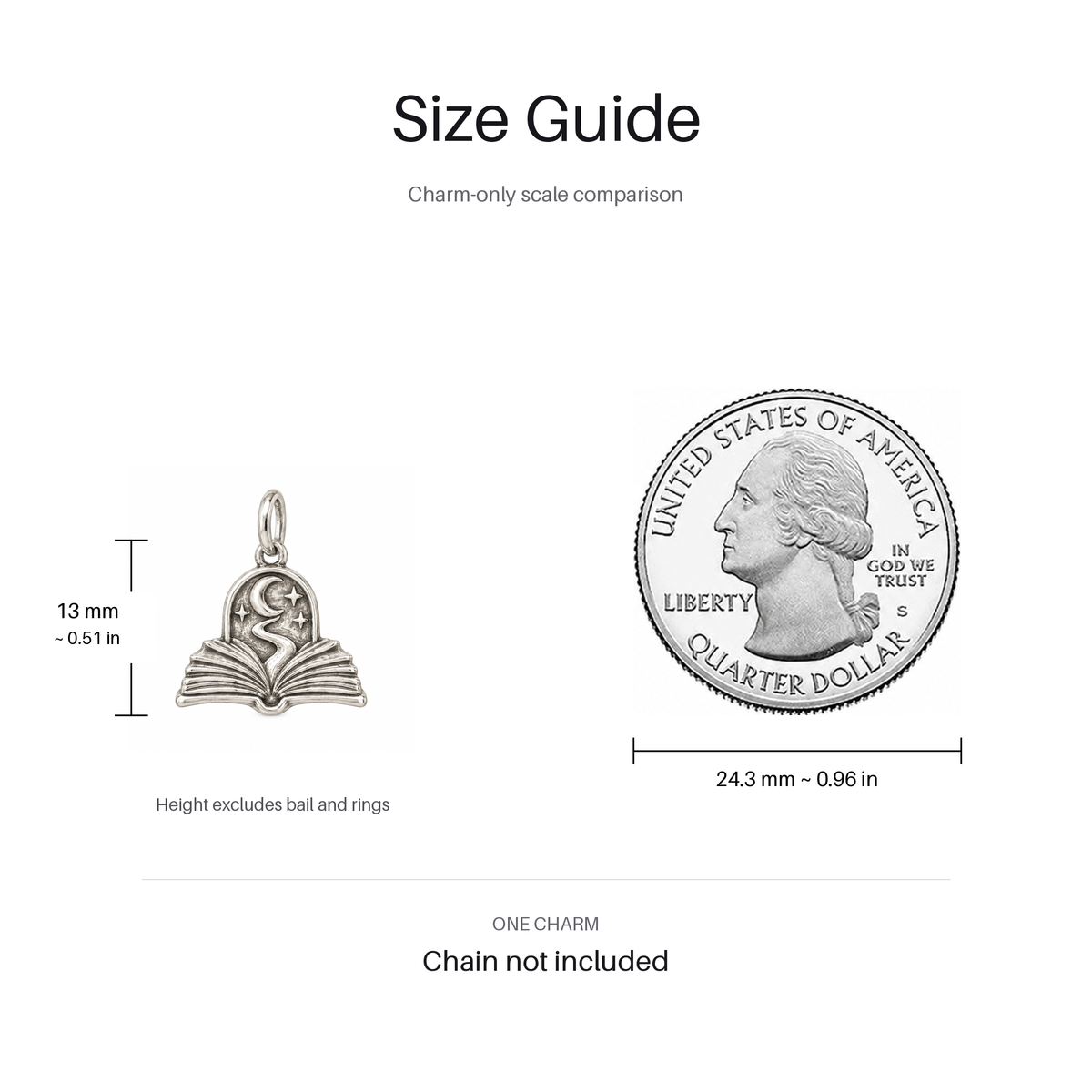 Worlds Within Books Charm | size | c10871657d86c0297fb78635bf444e936ad07ef808e79f44f0c9499c48d83117