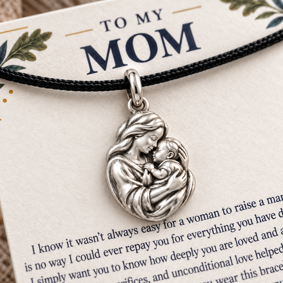 Always Your Son Embrace Charm | macro | b678a79b98ba85f975c5cb5aba384cd591d0eedc91011a552f5e6148ad7ad9a0