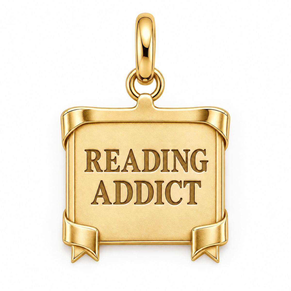 Reading Addict Charm | gold | 9c533944e4664e7948086503a74909b0c077c6bae2728e9c0bdcd1295e7a008e