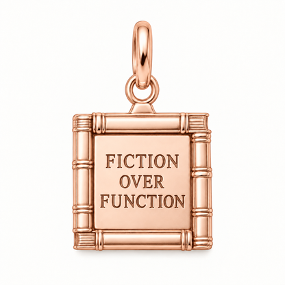 Fiction Over Function Charm | rose | c0dc7e618088f2b7b6922640386a54bf45fdf39adbb346c22c94a8d7ee9ce961